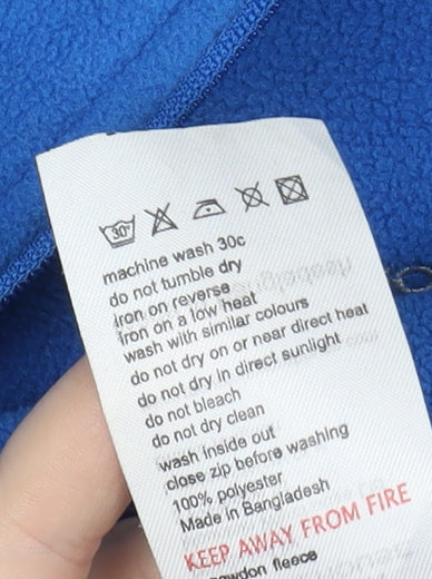 Mountain Warehouse Men's Blue Fleece Sweatshirt S