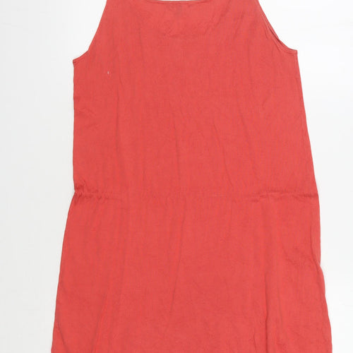 Hobbs Women's Red Sleeveless Strappy Dress Size 10