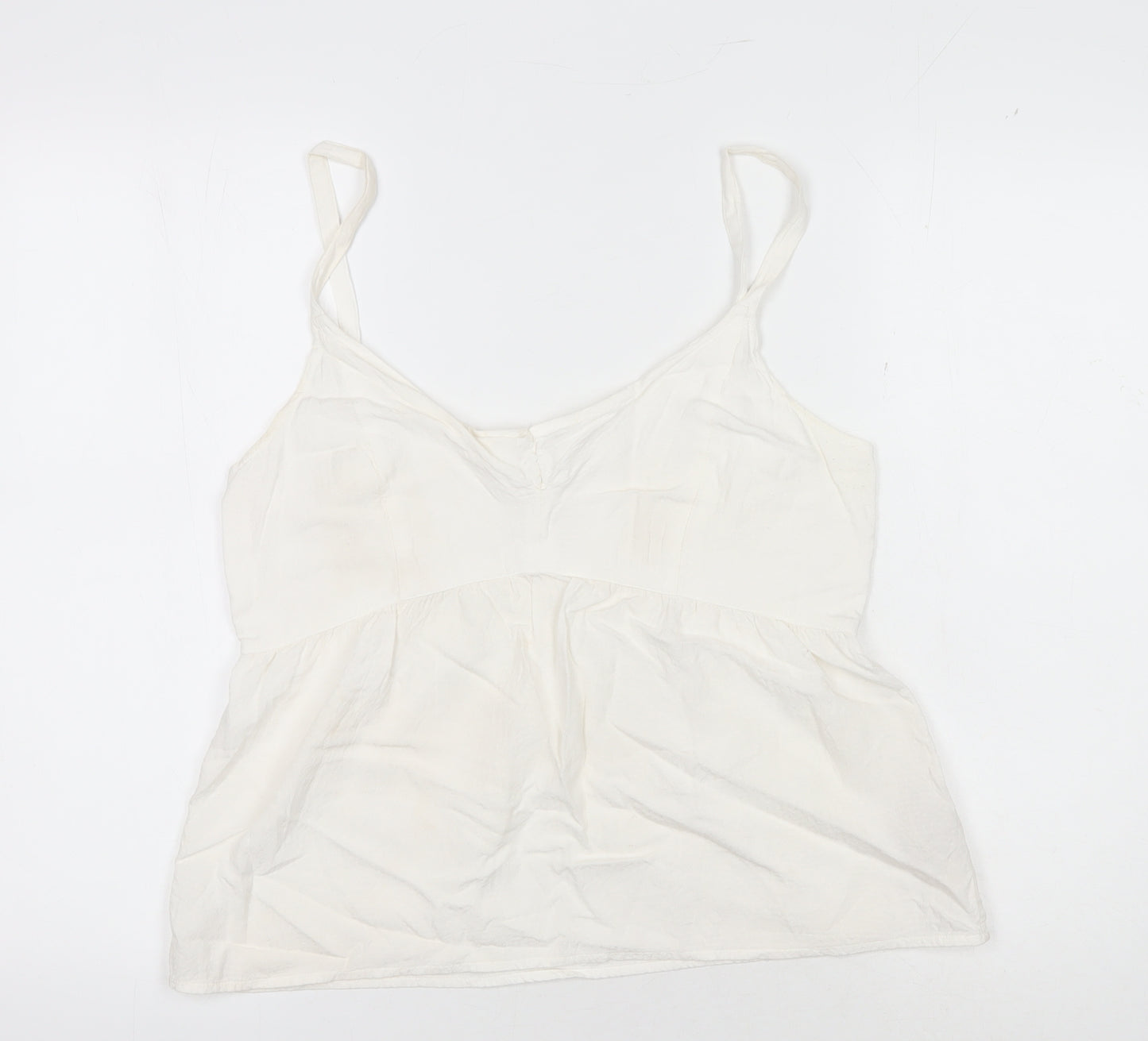 Fat Face Women's Ivory Camisole Top UK 14
