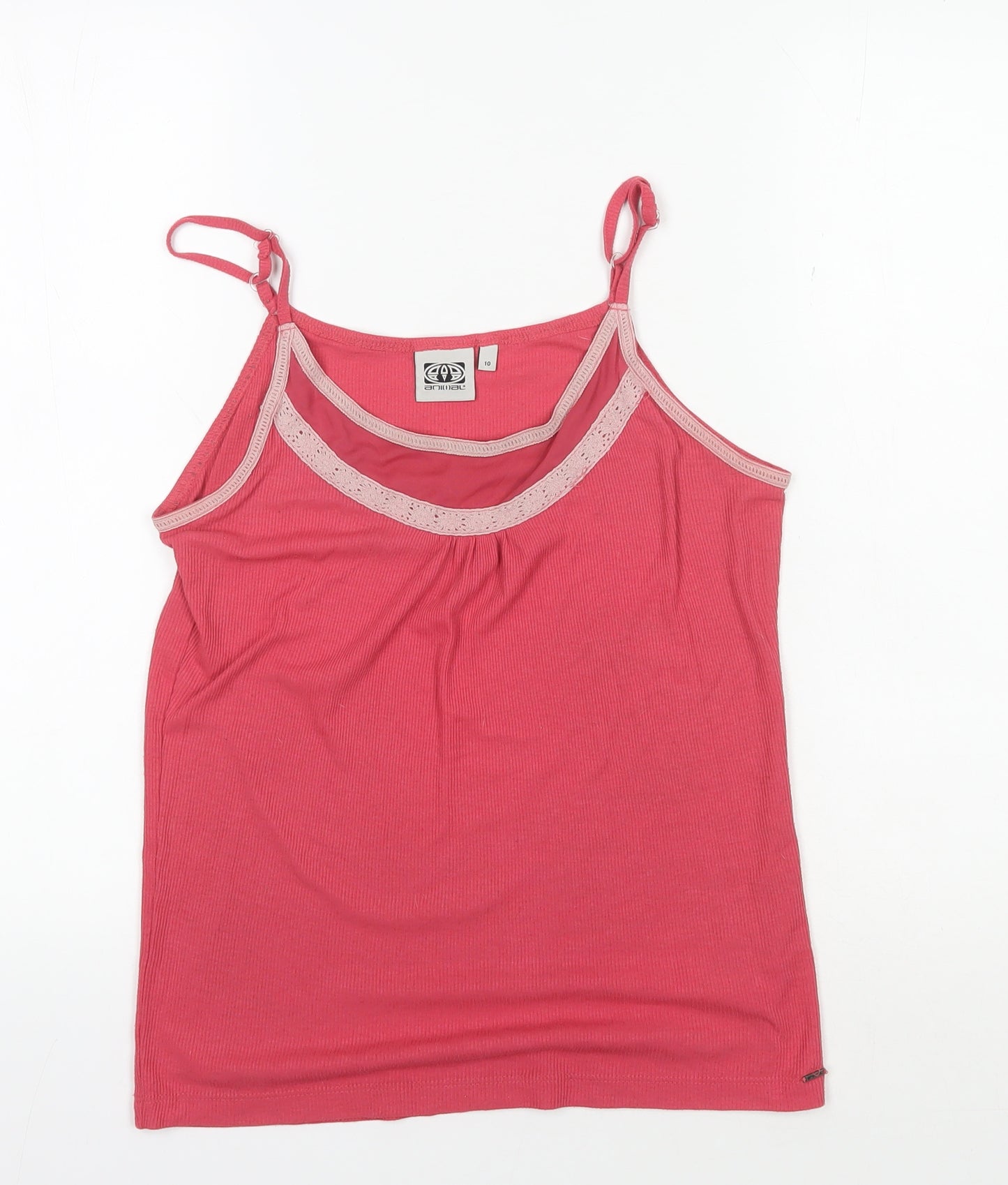 Animal Women's Red Camisole Tank Top Size 10