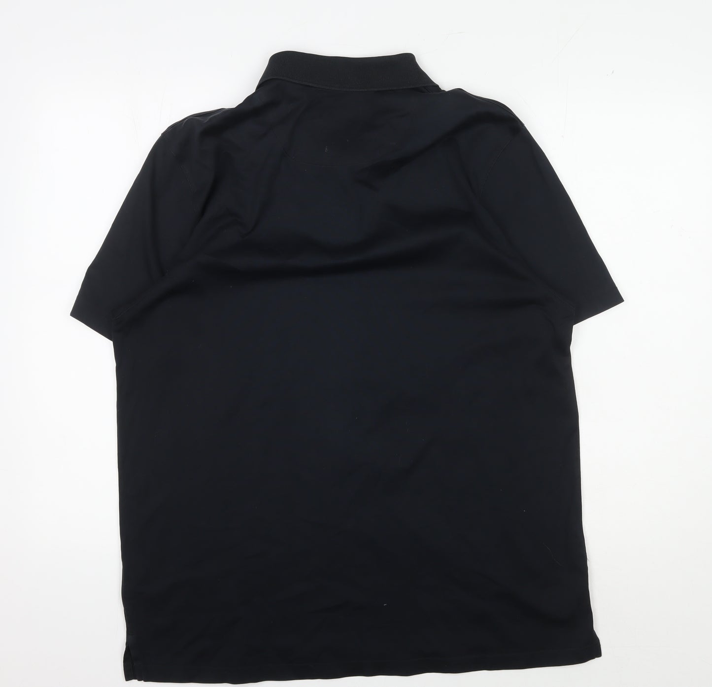 Jaeger Men's Black Polo Shirt - L, Collared & Buttoned