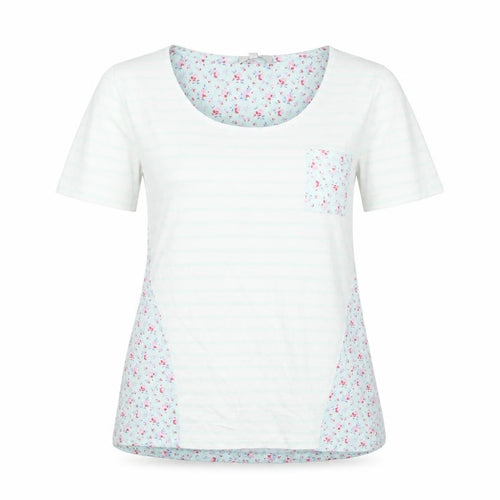 Laura Ashley Women's Floral T-Shirt, Size 10, Spring