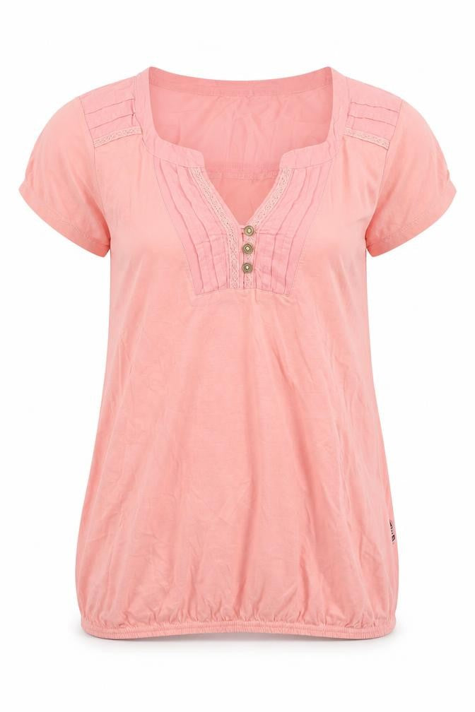 Trespass Women's Pink Short Sleeve V-Neck T-Shirt