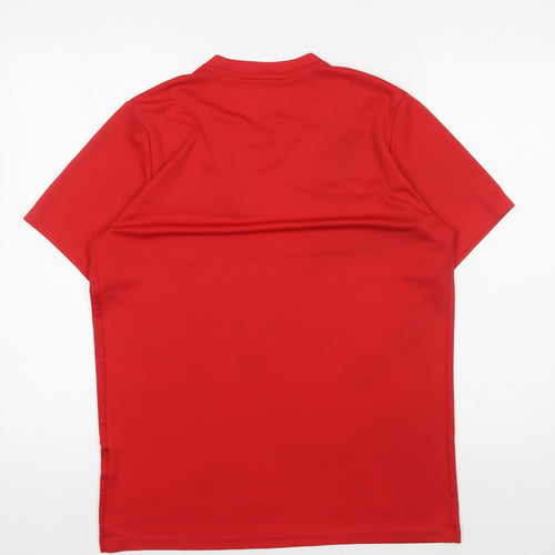 Nike Men's Red Soccer Jersey T-Shirt L Athletic