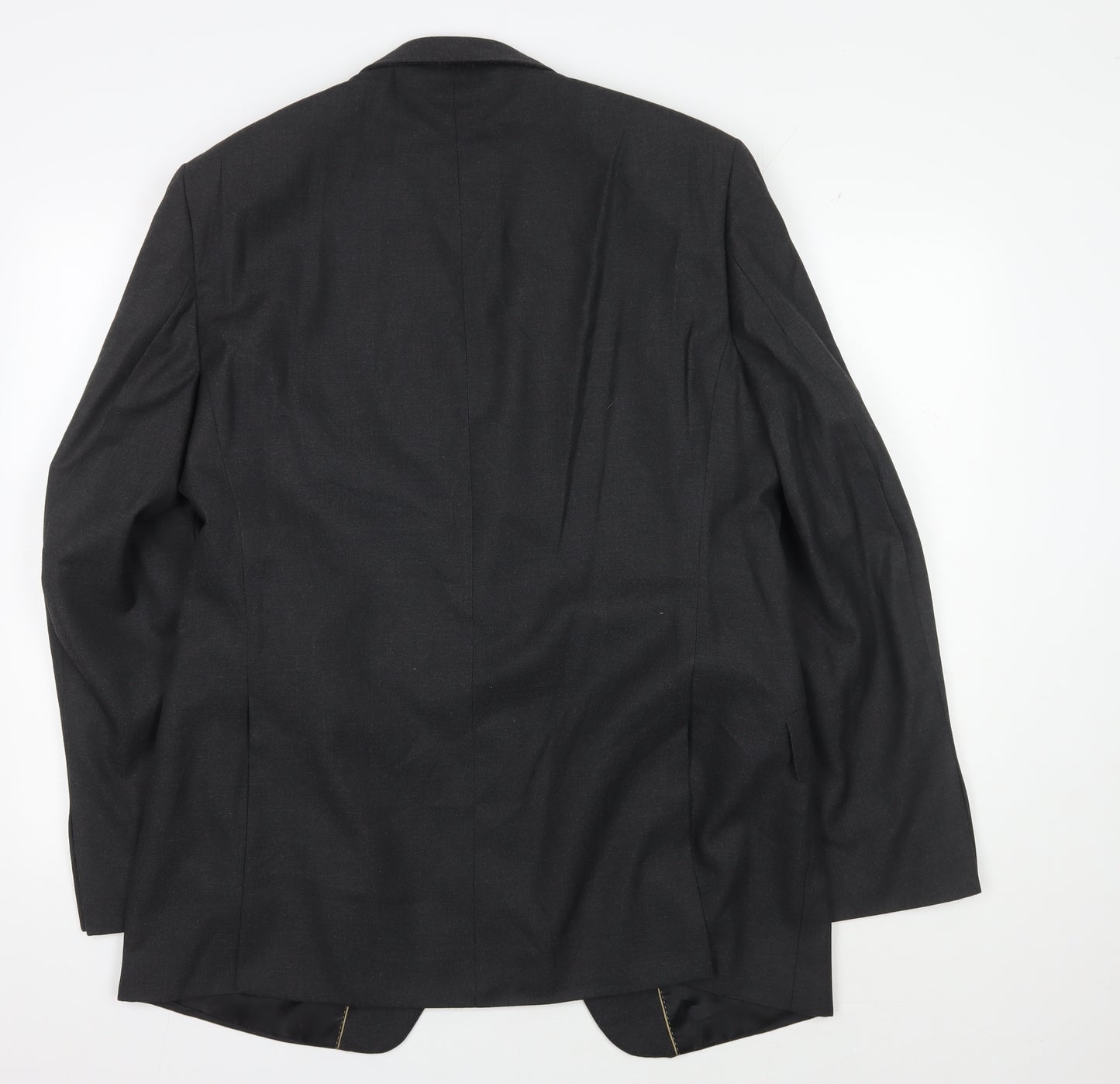 Dehavilland Men's Black Suit Jacket 42L Regular Fit