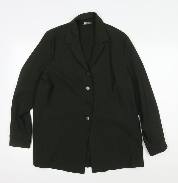 Eastex Women's Green Blazer Size 14 Regular