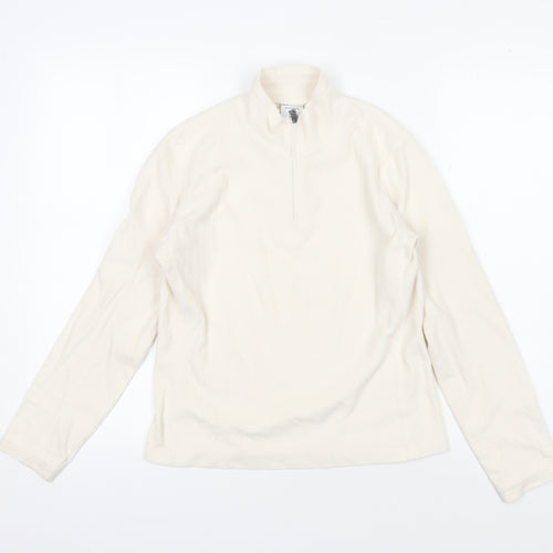 Columbia Women's Ivory Fleece Pullover Sweatshirt S