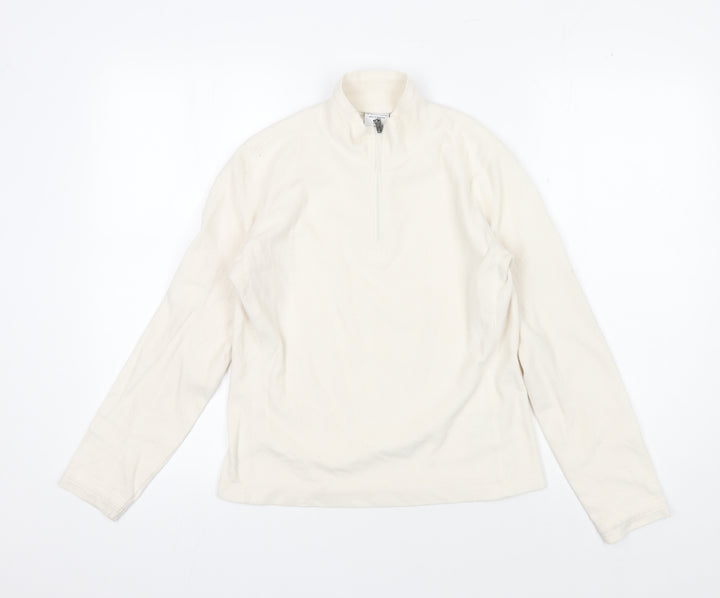 Columbia Women's Ivory Fleece Pullover Sweatshirt S