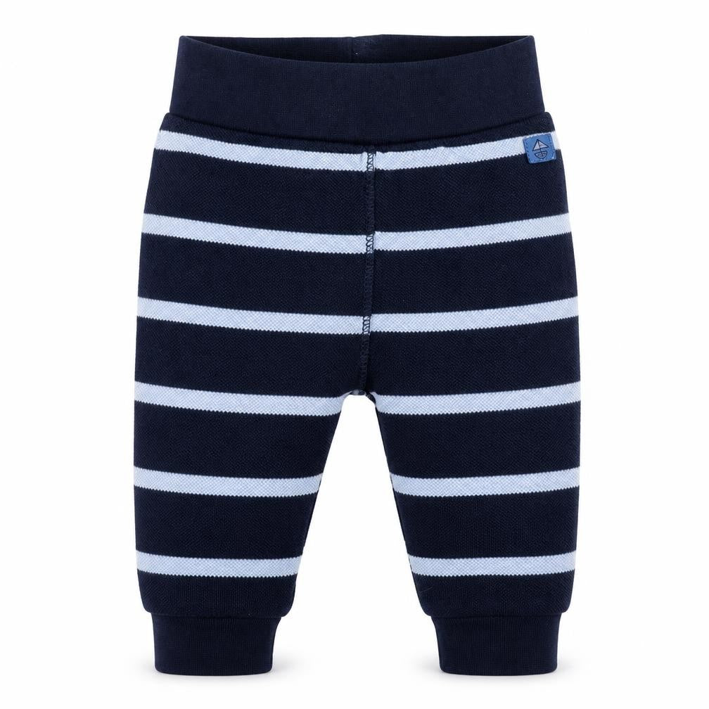 Jasper Conran Blue Striped Jogger Trousers for Unisex Baby 0-3 Months