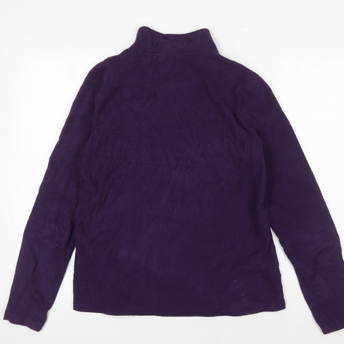 Peter Storm Women's Purple 1/4 Zip Pullover, Size 14