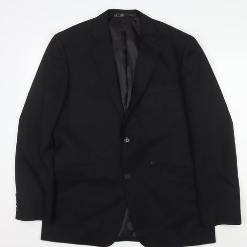 Dehavilland Men's Black Blazer 42 Regular Fit