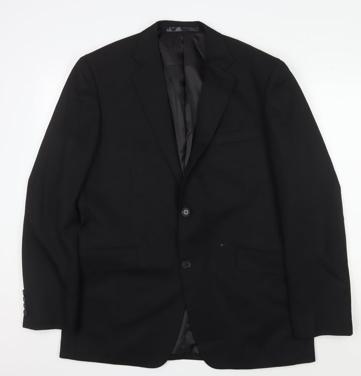 Dehavilland Men's Black Blazer 42 Regular Fit