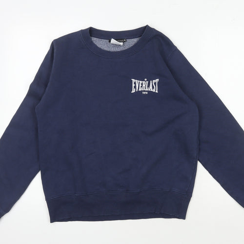 Zara Unisex Blue Pullover Sweatshirt - M, Casual Comfort