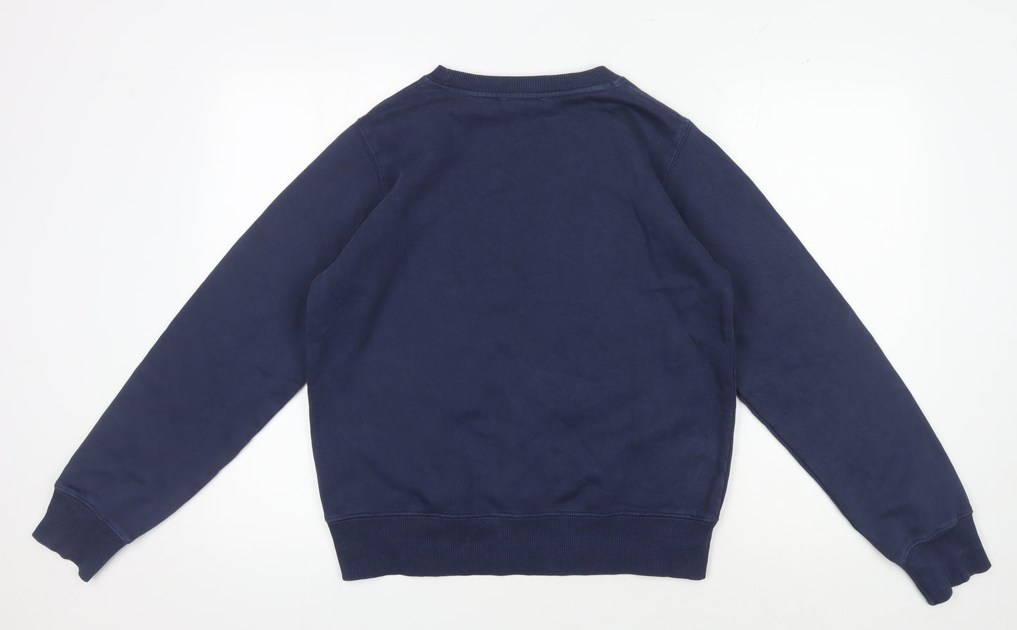 Zara Unisex Blue Pullover Sweatshirt - M, Casual Comfort