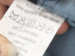 T.M. Lewin Men's Grey Two-Button Suit Jacket Size 46R