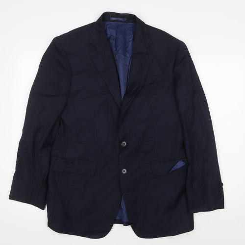 Charles Tyrwhitt Men's Blue Blazer 40S