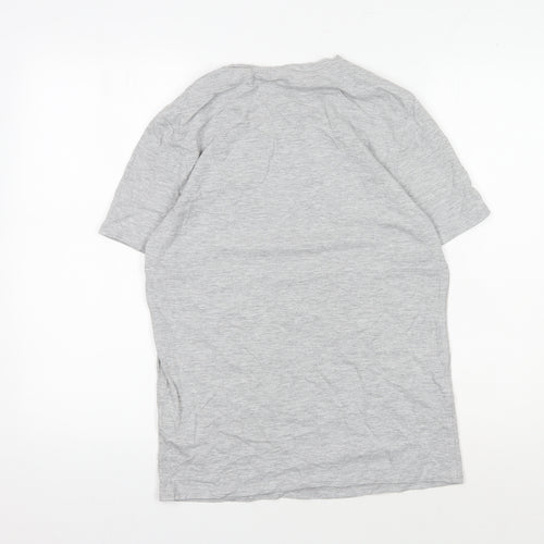 Smart Guess Men's Grey T-Shirt, Medium, Slim Fit