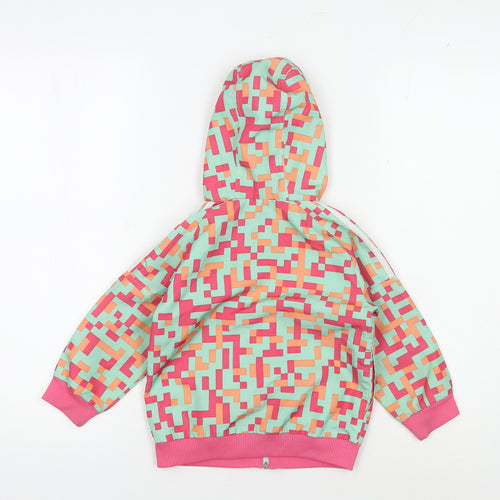 Adidas Girls Multicoloured Hooded Jacket 18-24 Months