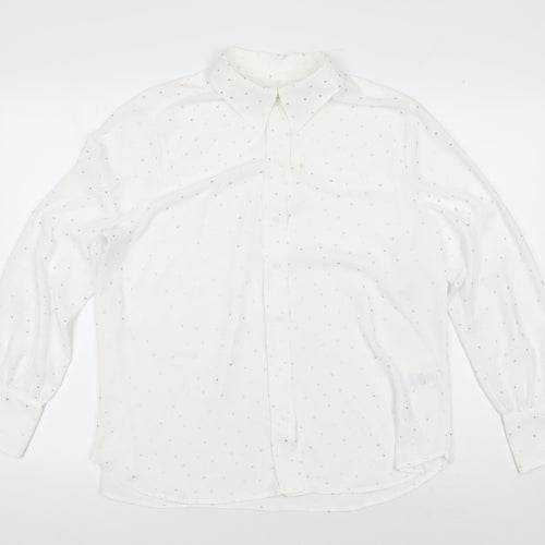 Marks and Spencer Women’s White Button-Up Shirt