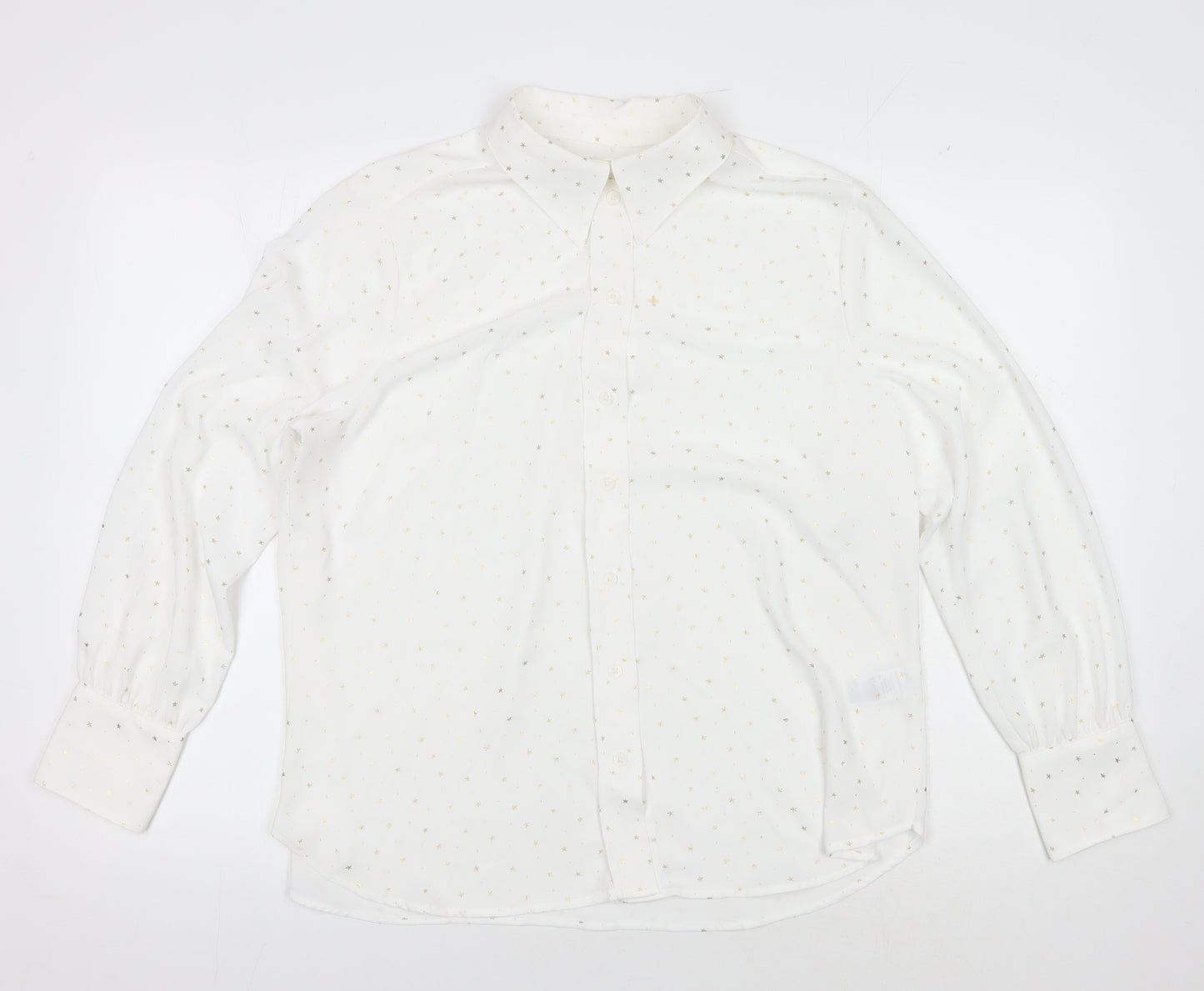 Marks and Spencer Women’s White Button-Up Shirt
