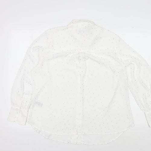 Marks and Spencer Women’s White Button-Up Shirt
