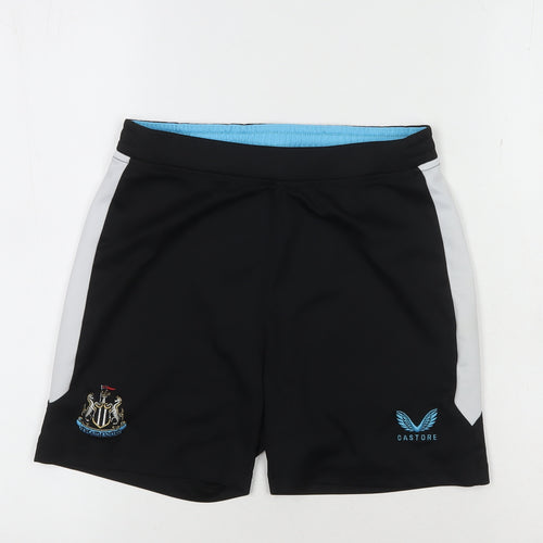 Castore Black Unisex Kids Athletic Football Shorts