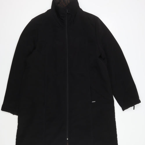 Jacques Vert Women's Black Polyester Coat L