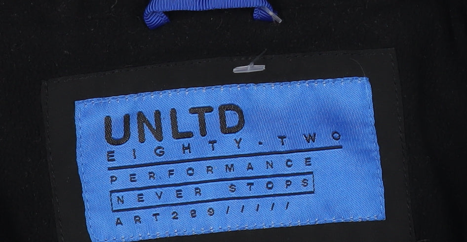 Next Boys Black Mid-Length Puffer Jacket 9 Years