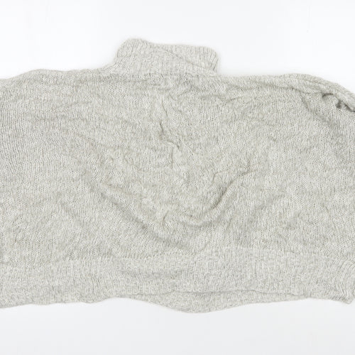 New Look Women's Grey Roll Neck Jumper, Size L