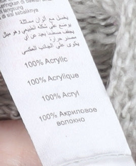 New Look Women's Grey Roll Neck Jumper, Size L