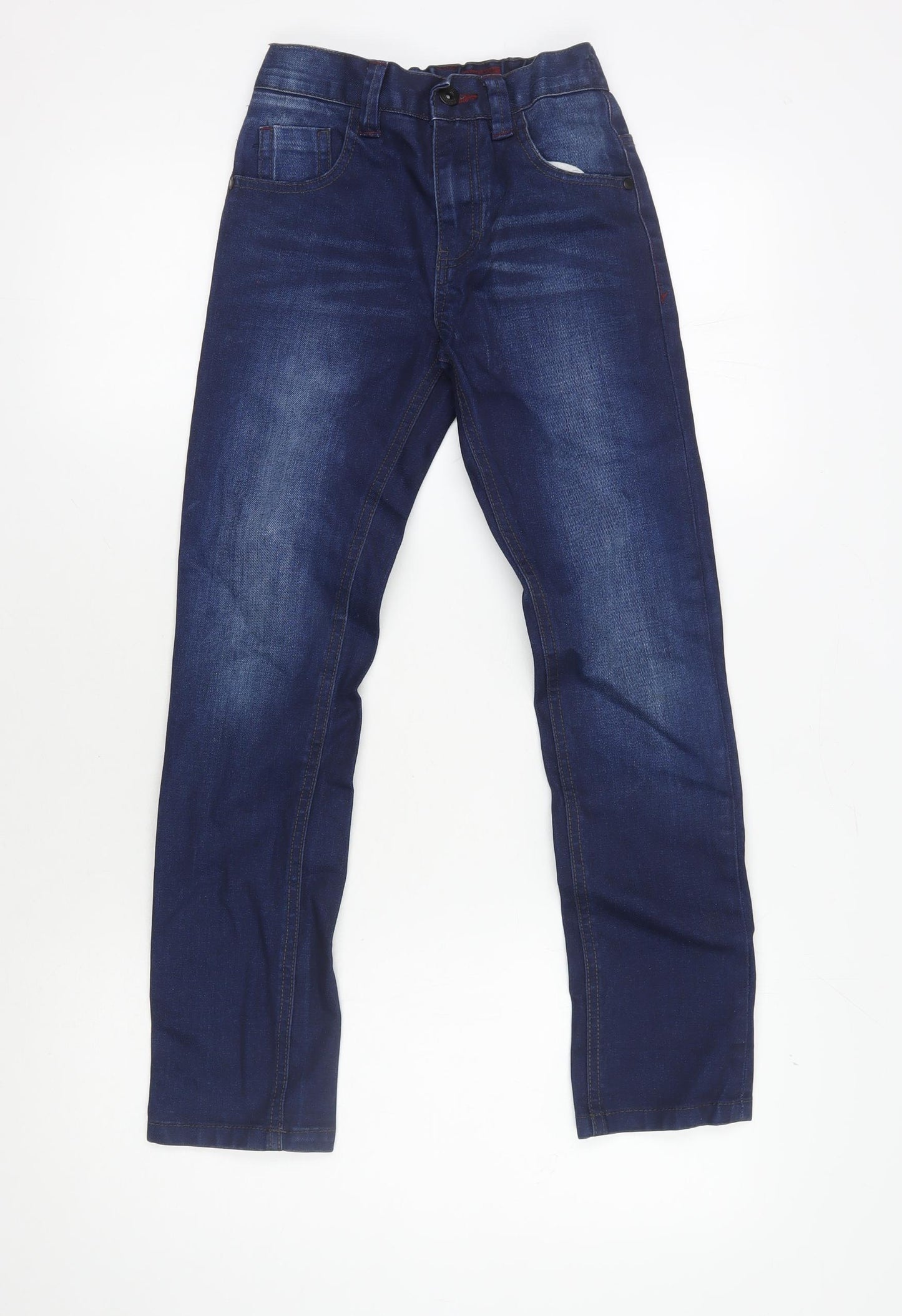 Next Boys Blue Straight Jeans 9 Years Adjustable Casual