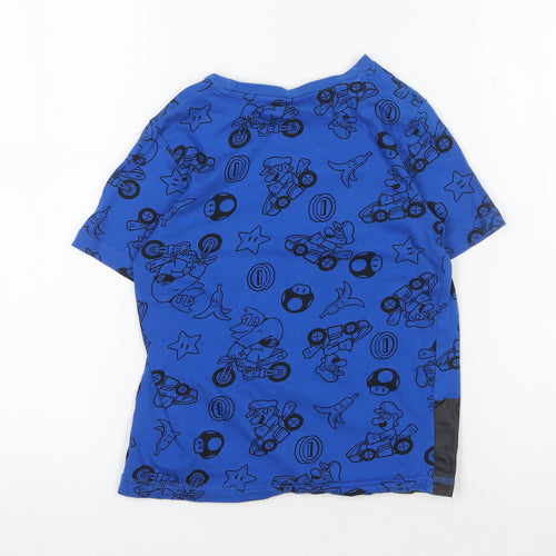 Mario Kart Boys Blue Graphic T-Shirt 6-7 Years