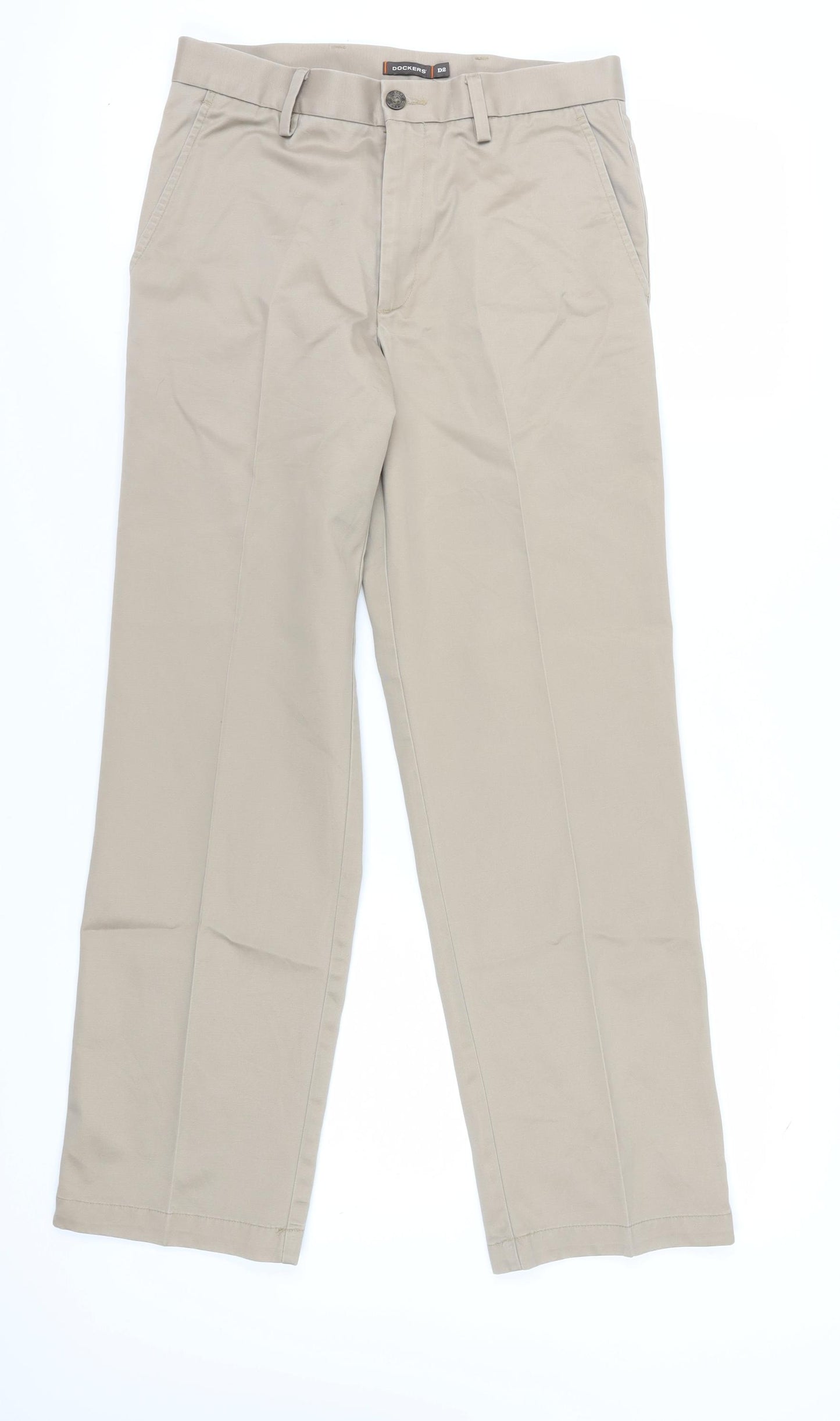 Dockers Men's Beige Chino Trousers Size 30