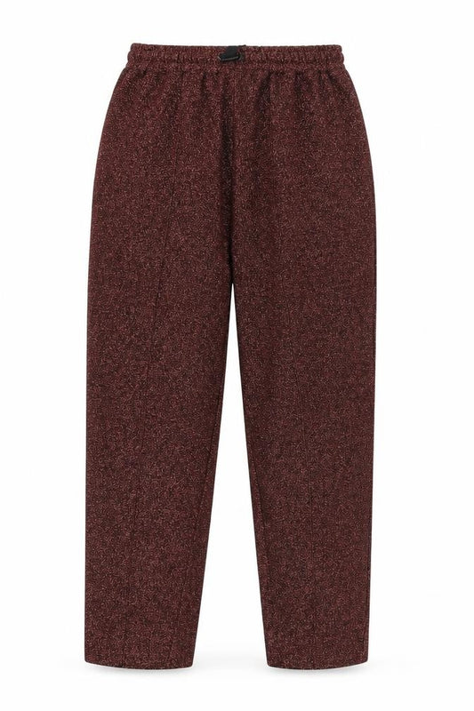 Front view of ASOS Women's Red Trousers, size 12, Elastic Waist