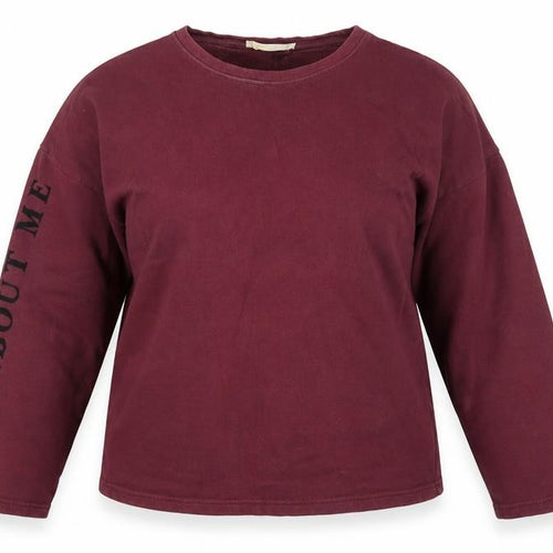 Mango Women's Red Pullover Sweatshirt, Size 12
