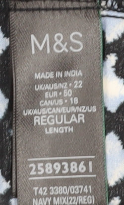 Marks and Spencer Women's Geometric Shift Dress