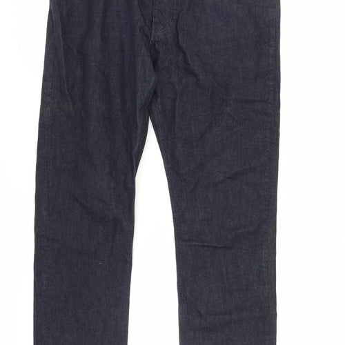 H&M Men's Black Straight Jeans, Size 40, Regular Fit