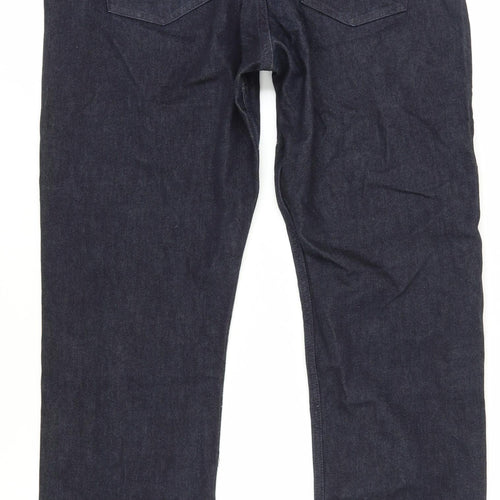 H&M Men's Black Straight Jeans, Size 40, Regular Fit