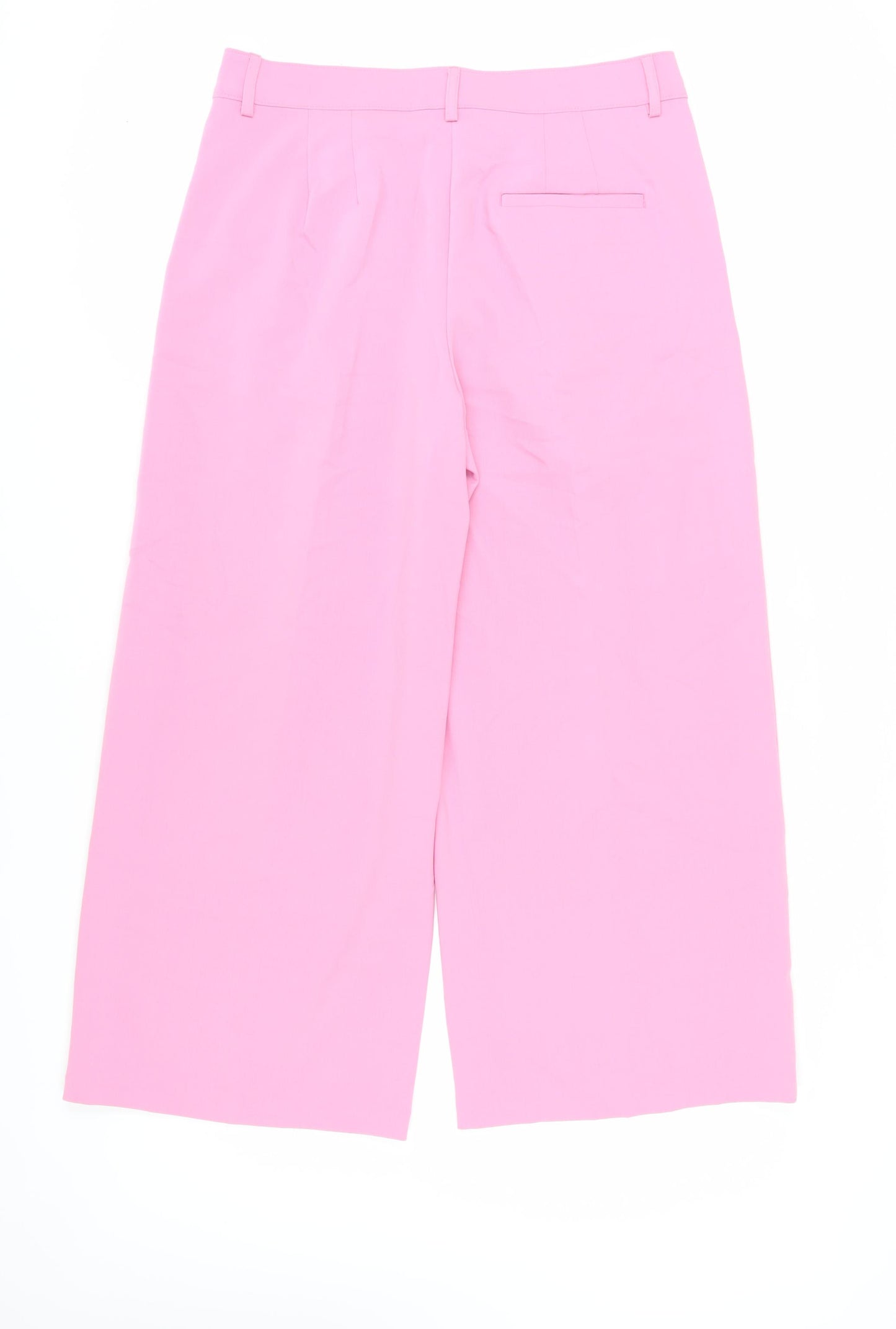 Marks and Spencer Pink Wide-Leg Trousers Size 16