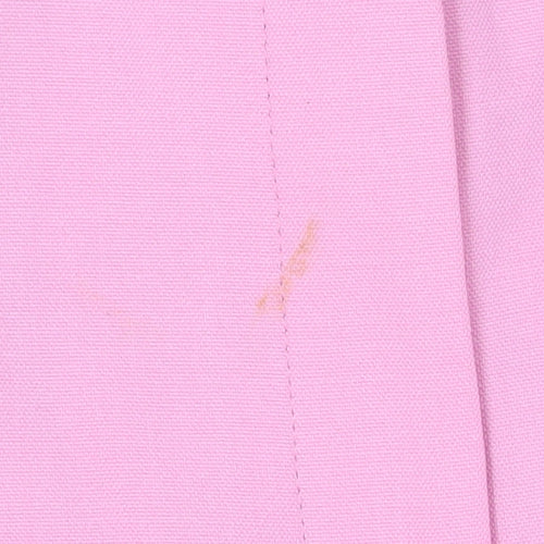 Marks and Spencer Pink Wide-Leg Trousers Size 16