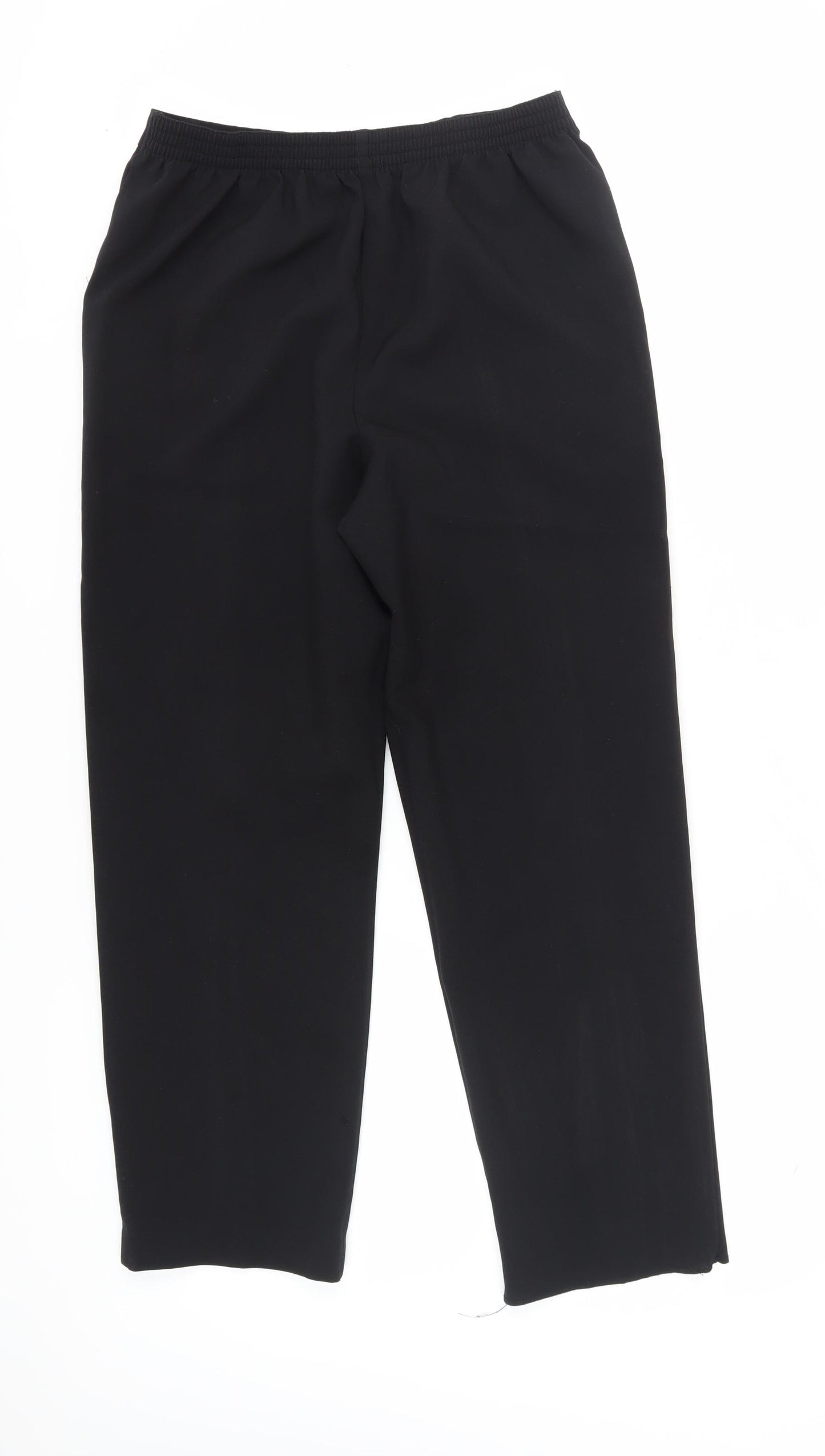 Isle Women's Black Straight Trousers Size 12