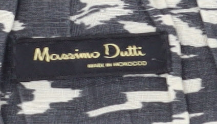 Massimo Dutti Grey Women's Shorts Size 12 Geometric Print