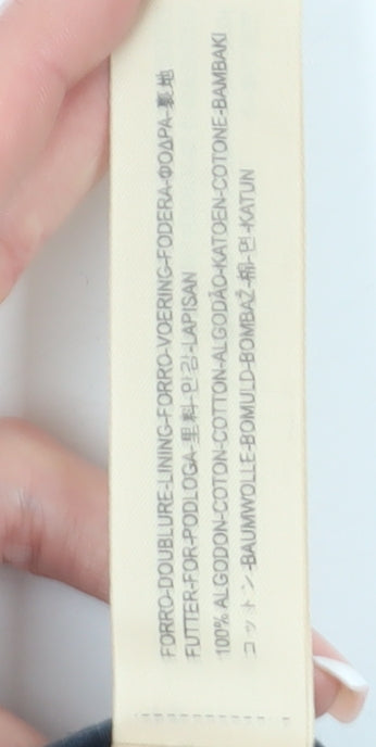 Massimo Dutti Grey Women's Shorts Size 12 Geometric Print