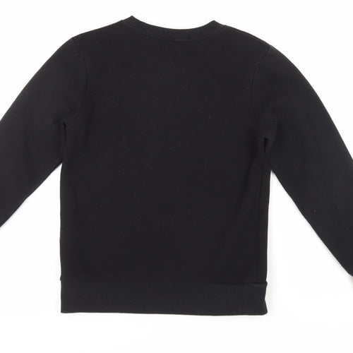 Converse Boys Black Pullover Sweatshirt Logo Design 10-12 Years