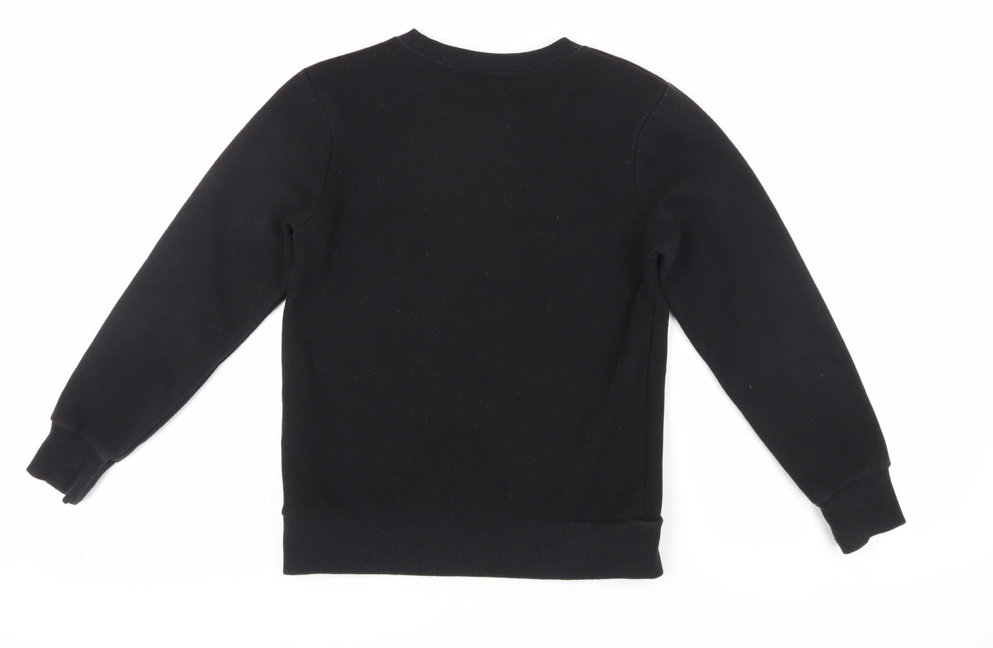 Converse Boys Black Pullover Sweatshirt Logo Design 10-12 Years