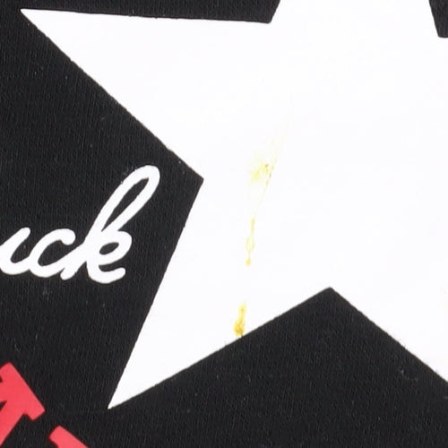 Converse Boys Black Pullover Sweatshirt Logo Design 10-12 Years