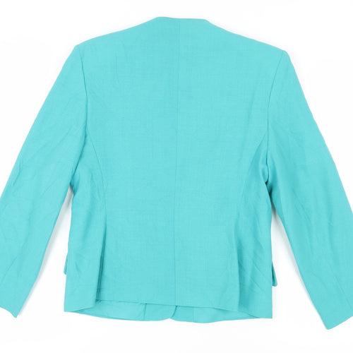 Jacques Vert Green Women's 14 Classic Suit Jacket Lined