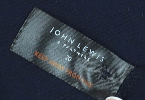 John Lewis Women's Black Dress Pants, Size 20, Regular