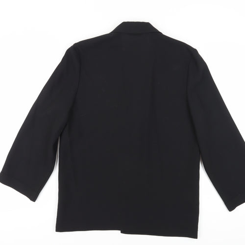 Jacques Vert Women's Black Blazer Size 12 Classic Jacket