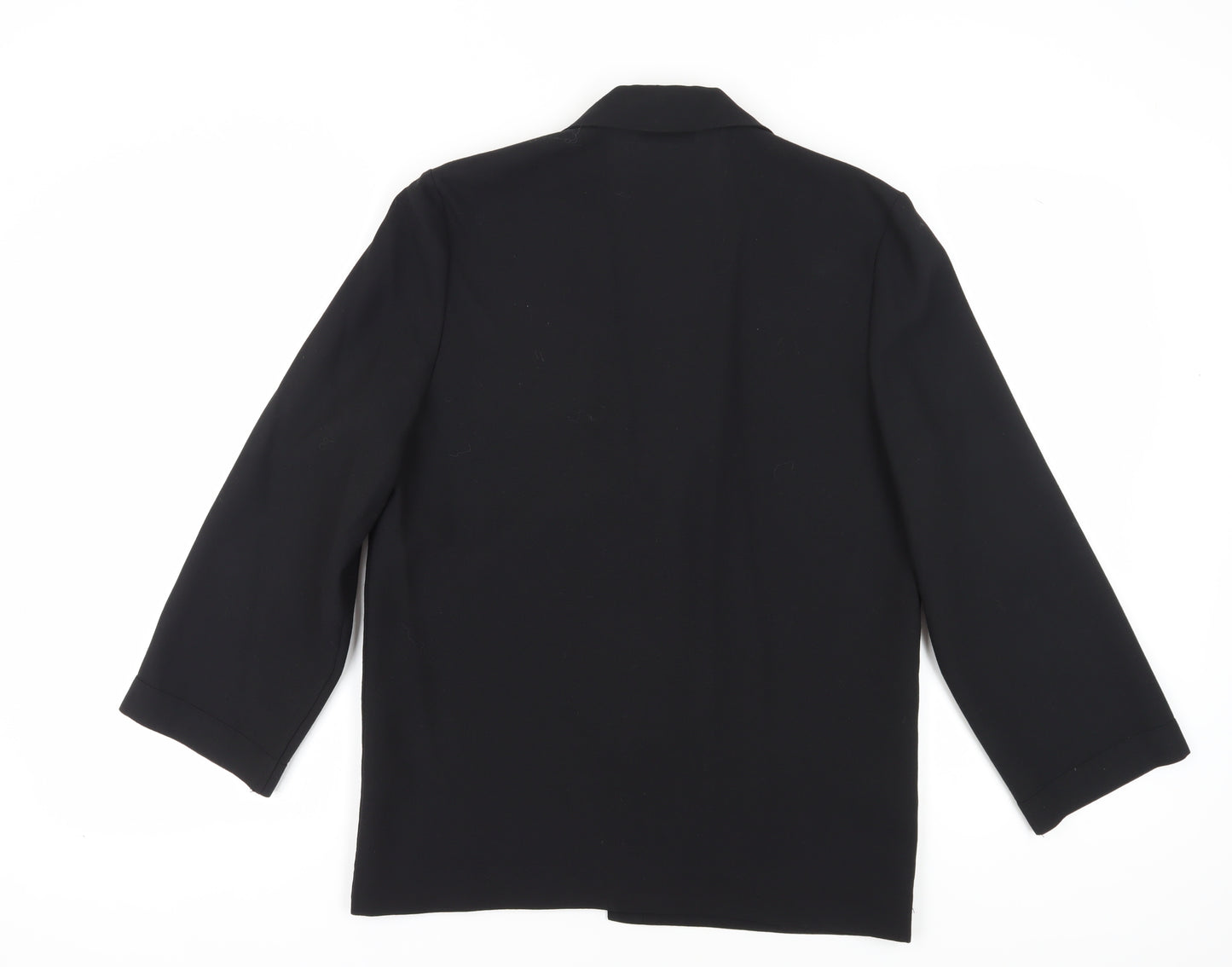 Jacques Vert Women's Black Blazer Size 12 Classic Jacket